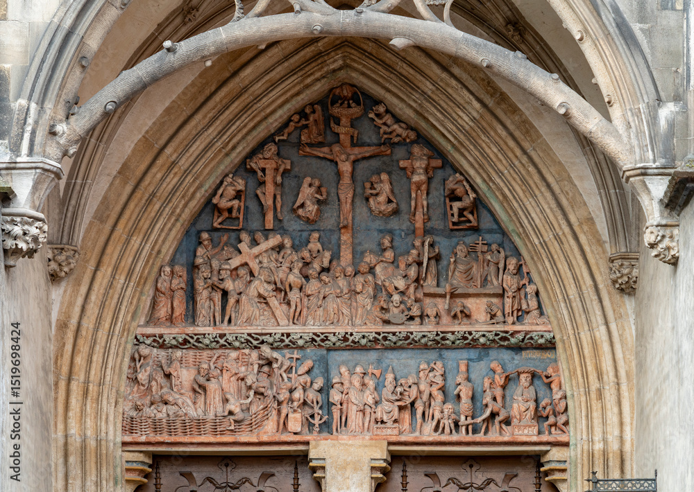 Fototapeta premium Historic relief in Ulm