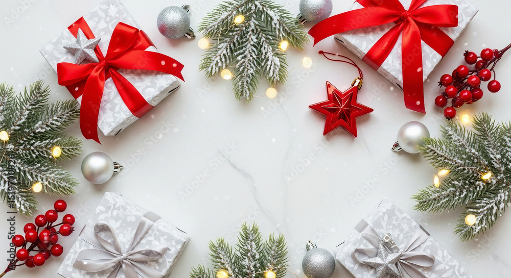 christmas background with red balls and stars lights fir branches christmas background christmas background with red balls and stars lights fir branches christmas background