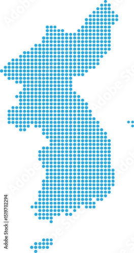 korea, south korea, map, asia, dot map, simple map, mosaic, country, geography, chart, mesh, nation, tiled, vector, national, world, dotted, dot, republic, illustration, pixel