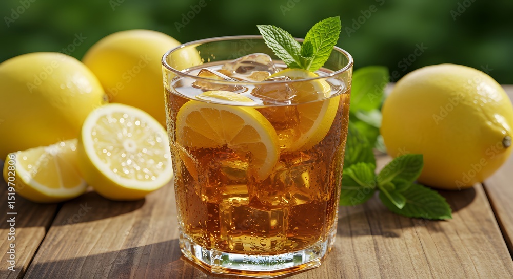 Refreshing Iced Tea with Lemon Perfect Summer Drink Recipe Refreshing Iced Tea with Lemon Perfect Summer Drink Recipe