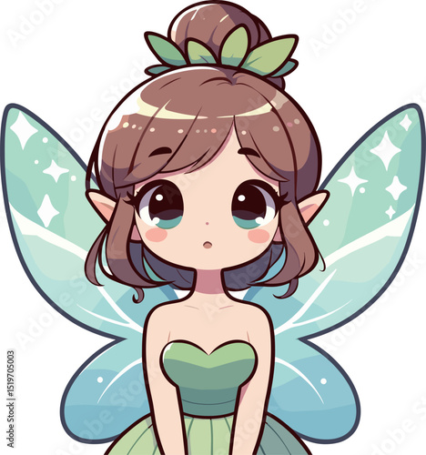 かわいい妖精のイラスト