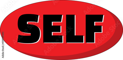 Illustration vector file with self-text