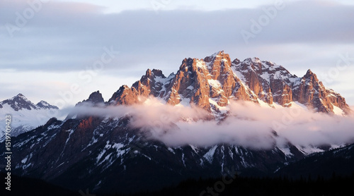 sunrise over the mountains