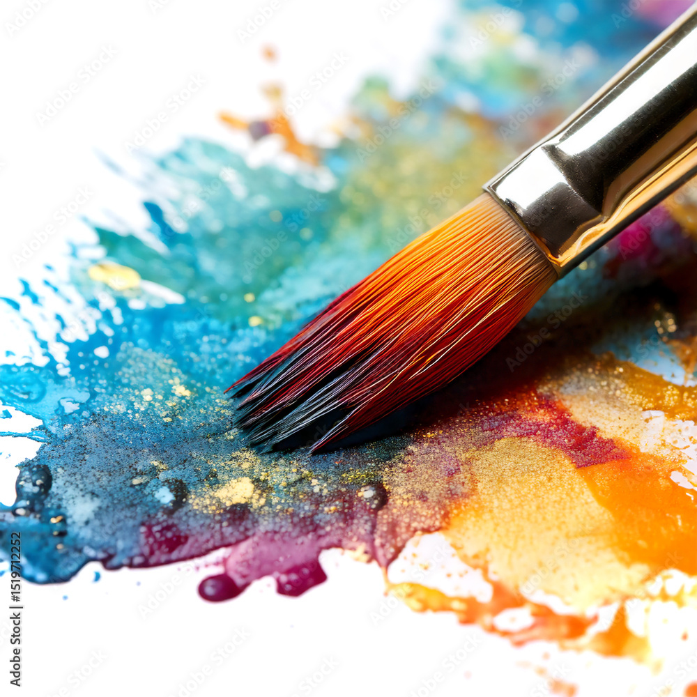 Fototapeta premium Painting brush tip