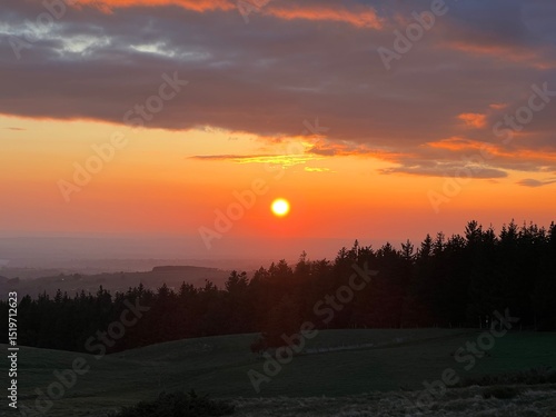 Puy de SANCY coucher de soleil