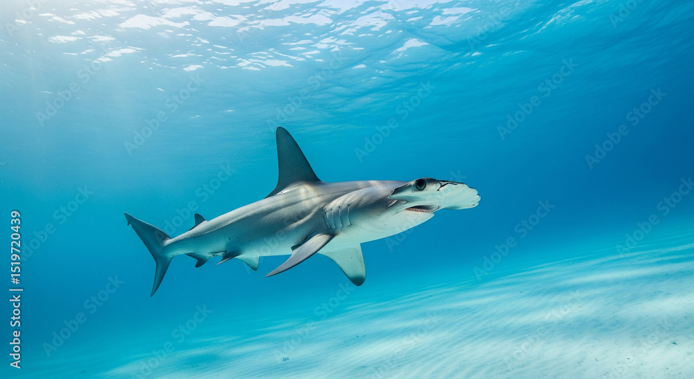 Fototapeta premium requin marteau