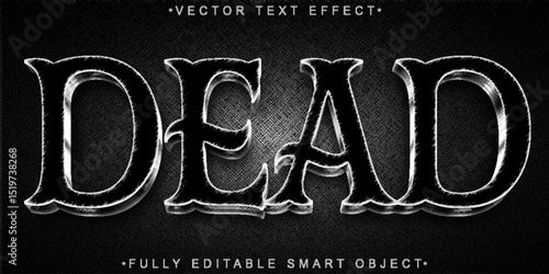  Dead Grave Tomb Dark Spooky Horror Fully Editable Smart Object Text Effect