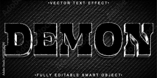  Demon Evil Dark Scary Haunted Horror Fully Editable Smart Object Text Effect