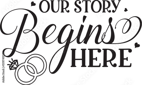 Our story begins here wedding design File
