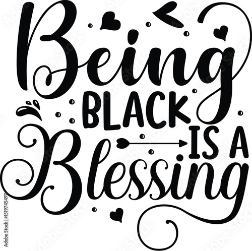 Being black is a blessing design File
