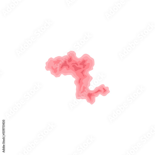 Herpes Zoster virus Illustration