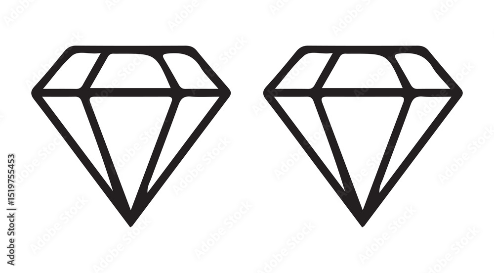 Diamonds icon. diamond icon vector illustration eps 10 Diamonds icon. diamond icon vector illustration eps 10