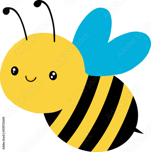 Modern professional bee logo vector design, bee silhouette cut out vector sticker with Simple Geometric Design of bee emblem design Mascot Creative Design