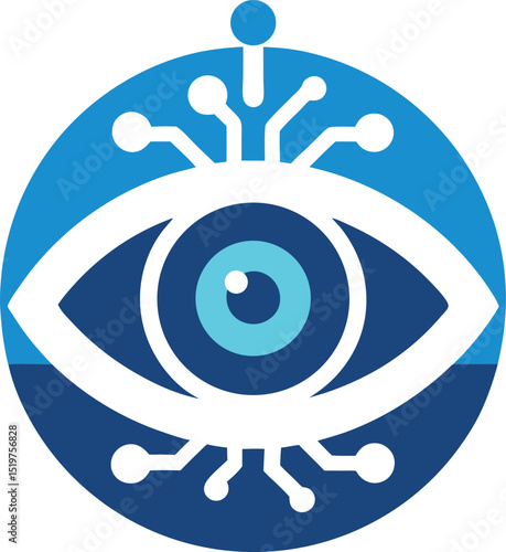 digital eye symbol con technology awareness
