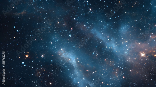 Elegant Starry Night Sky Wallpaper Soft Natural Light and Deep Space Nebula