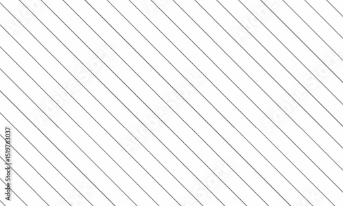 Clean Monochrome Diagonal Stripes Texture - Repetitive Geometric Line Design