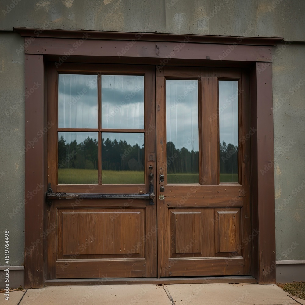 Fototapeta premium old wooden door