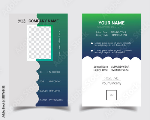 Professional ID Card Template Employee Id card Office Id card for your company 21
