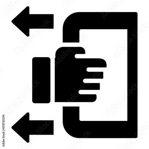 Pull Glyph Icon