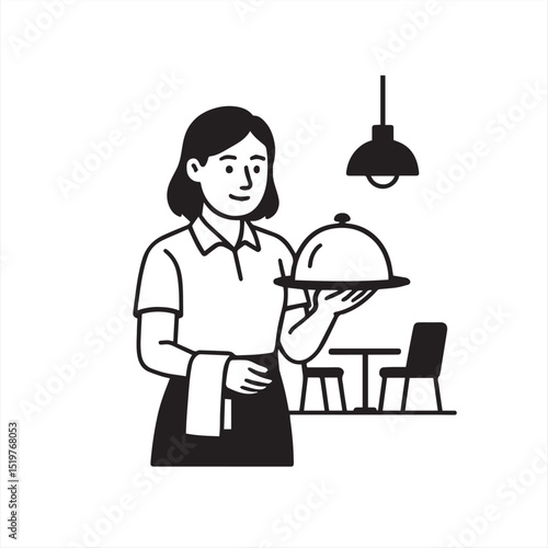 waitress restaurant