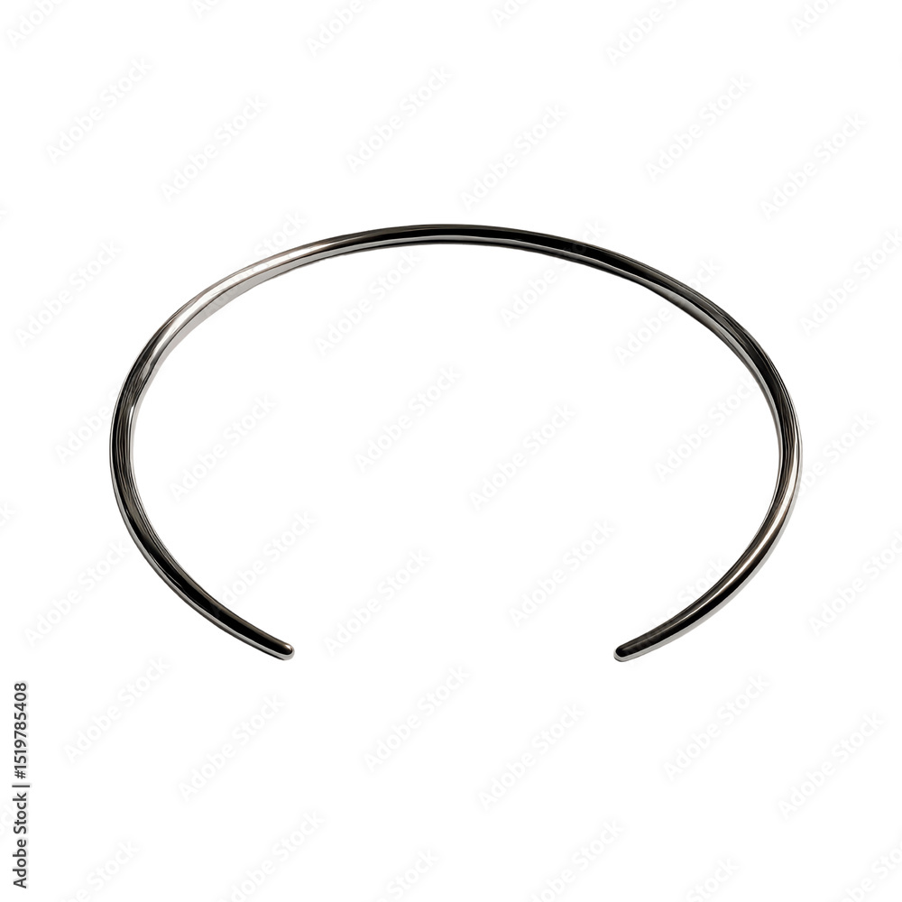 Minimalist Silver Open Circle Bracelet Minimalist Silver Open Circle Bracelet