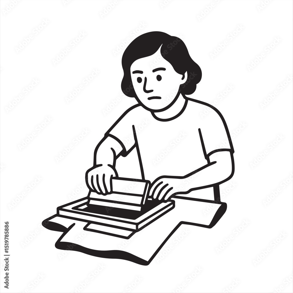 woman screen printing t-shirt woman screen printing t-shirt