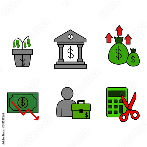 A creative visual concept representing global inflation, rising prices, and economic challenges. Ideal for financial articles, news, and economic analysis illustrations.