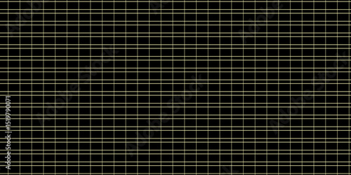 A black and gold grid background with a few lines. Black background with mesh lines