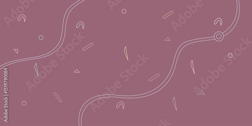 abstract background with wavy curved lines