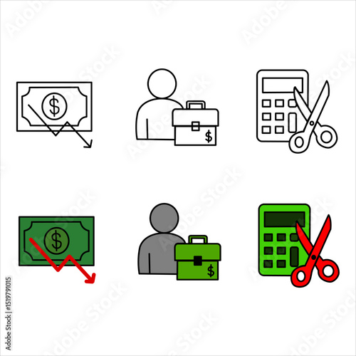 A creative visual concept representing global inflation, rising prices, and economic challenges. Ideal for financial articles, news, and economic analysis illustrations.