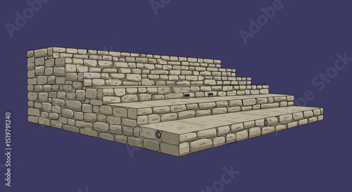Stone stairs structure architecture temple old building