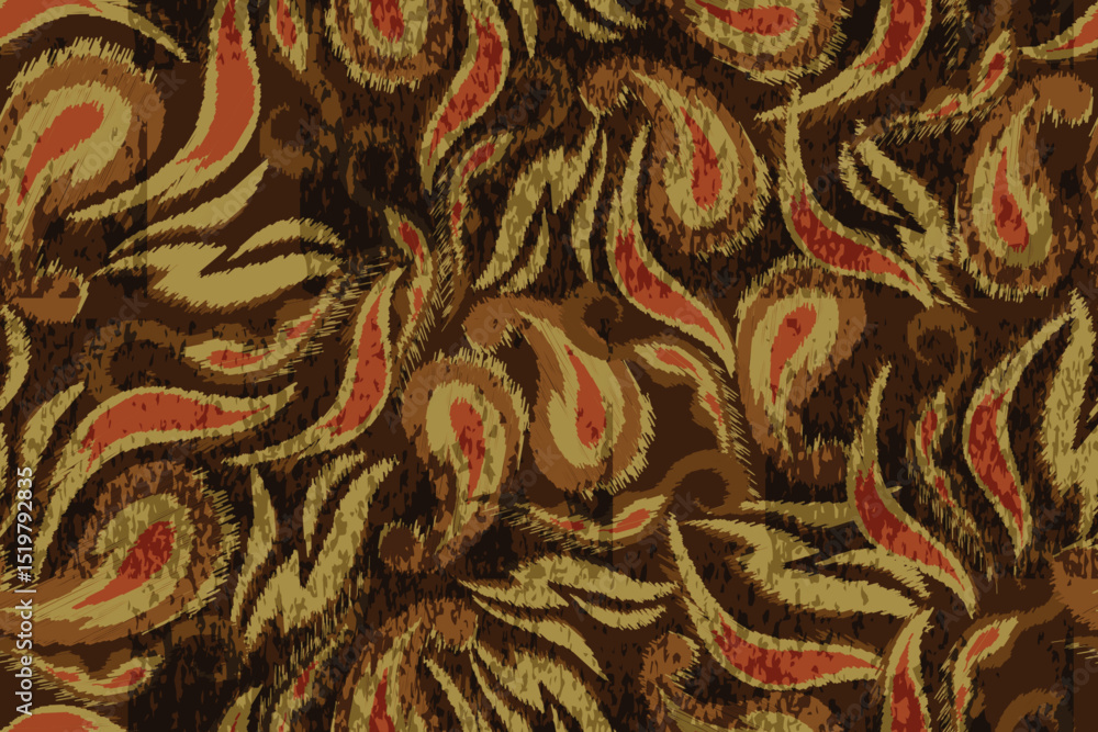 abstract seamless motif fabric patterns, abstract ikat, carpet, fabric, batik abstract seamless motif fabric patterns, abstract ikat, carpet, fabric, batik