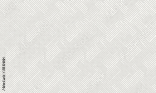 Subtle Interlocking Geometric Lines Seamless Pattern - Light Neutral Background