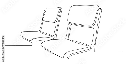 cinema seats monoline icon auditorium furniture