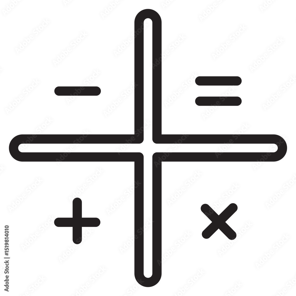 Obraz premium Accounting Finance Math Line