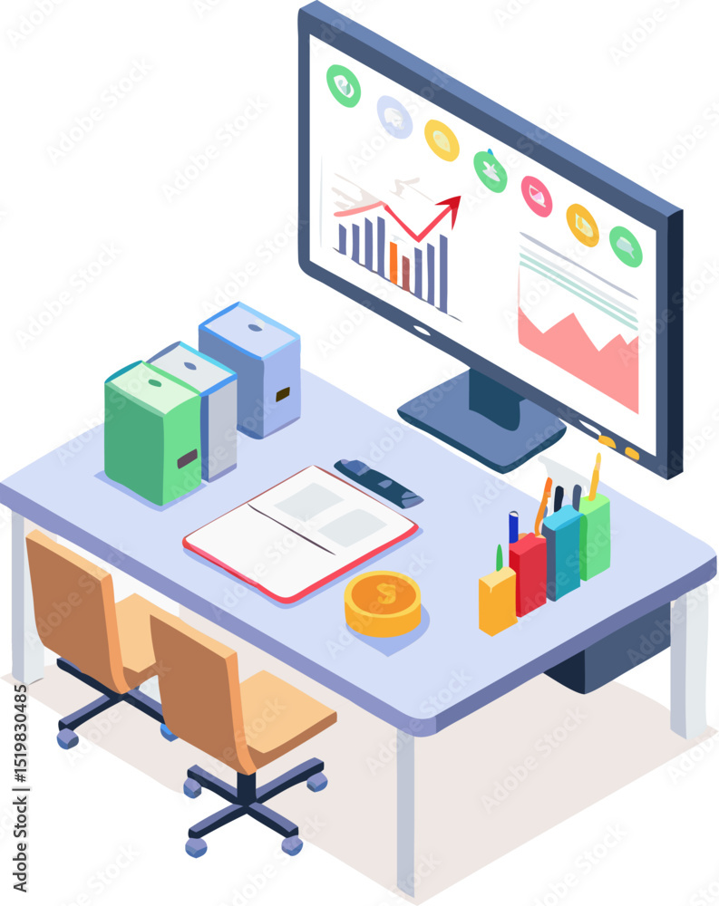 Cartoon Business and Finance Characters, Office Scenes, and Financial Concepts Illustration Set Cartoon Business and Finance Characters, Office Scenes, and Financial Concepts Illustration Set