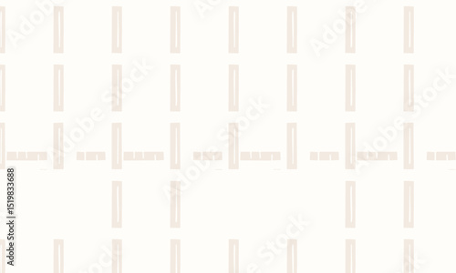 Subtle T-Shape and Dash Lines Background - Modern Abstract Cream Design