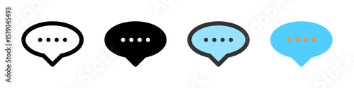 Icon set for message. Great for chat apps or communication tools.