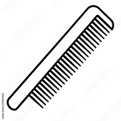 comb glyph icon , designed for web and app