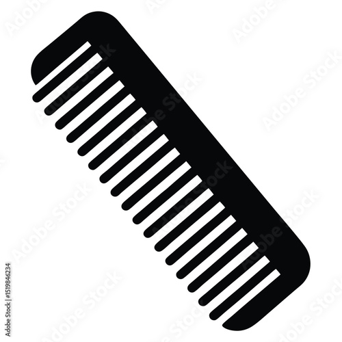 comb glyph icon , designed for web and app
