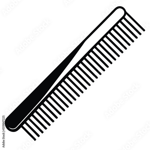 comb glyph icon , designed for web and app