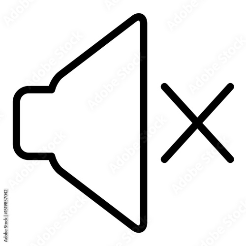 User interface mute icon