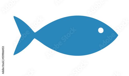 Ryba minimalistyczna grafika ikona symbol