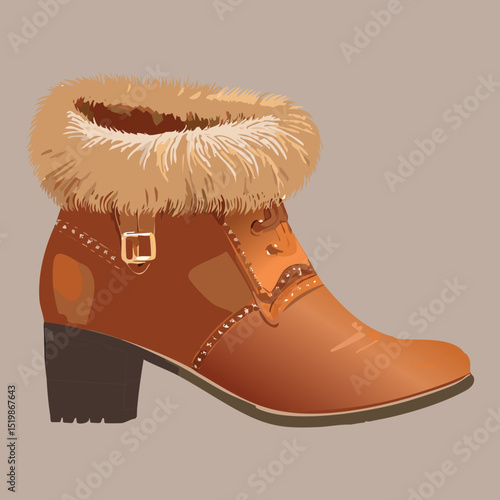 Cozy Women's Brown Ankle Boots