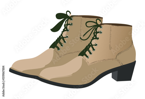 Charming Lace-Up Ankle Boot