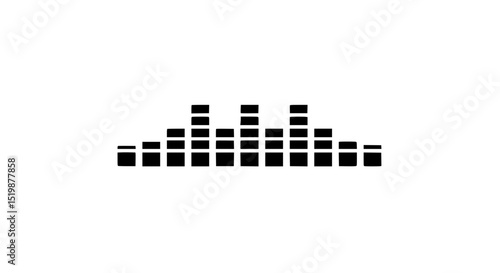 A black and white image of a sound wave