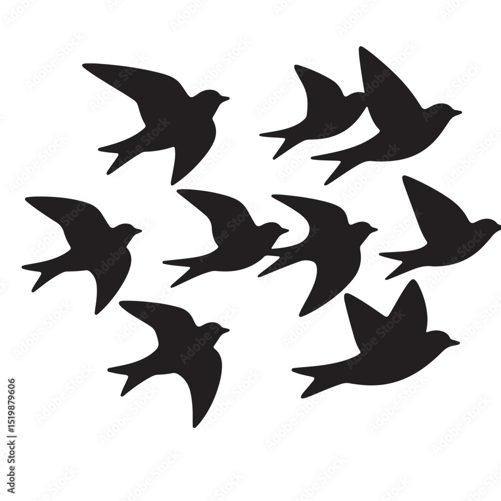 birds flying silhouette birds flying silhouette