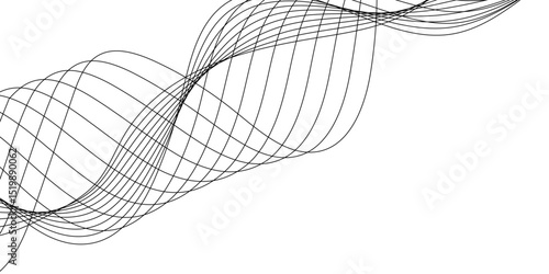 Abstract white background with a glowing abstract waves. Abstract wave element for design. Digital frequency track equalizer, Futuristic background design. Long exposure, Light painting photography.