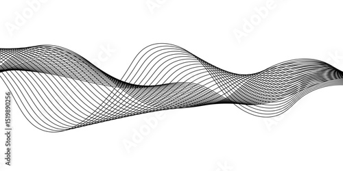 Abstract white background with a glowing abstract waves. Abstract wave element for design. Digital frequency track equalizer, Futuristic background design. Long exposure, Light painting photography.