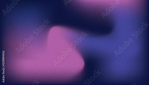Abstract blue and pink fluid waves background.Vector illustration